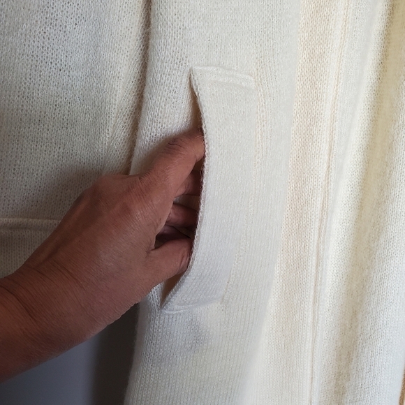 Vintage Y2K J.M Joss Mohair Wool Blend Womens Heavy Long Open Front Duster - Picture 4 of 12